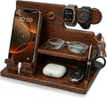 Station d'accueil pour téléphone en bois