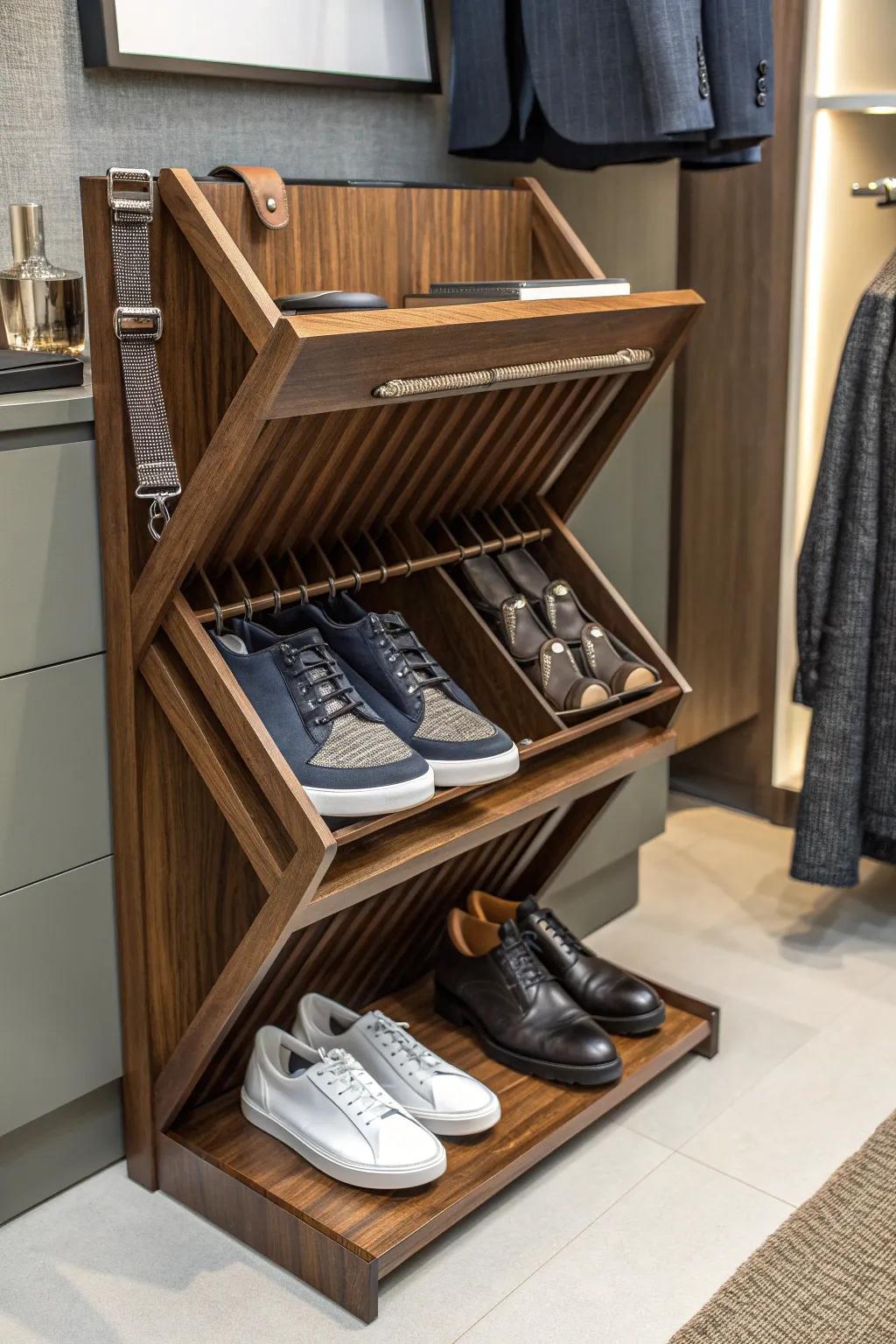 Porte-Chaussures Pliable