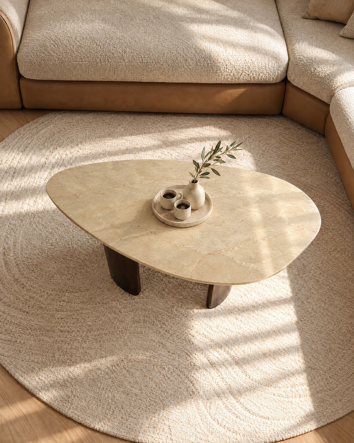 Carthage Thala Beige Royal vue de dessus