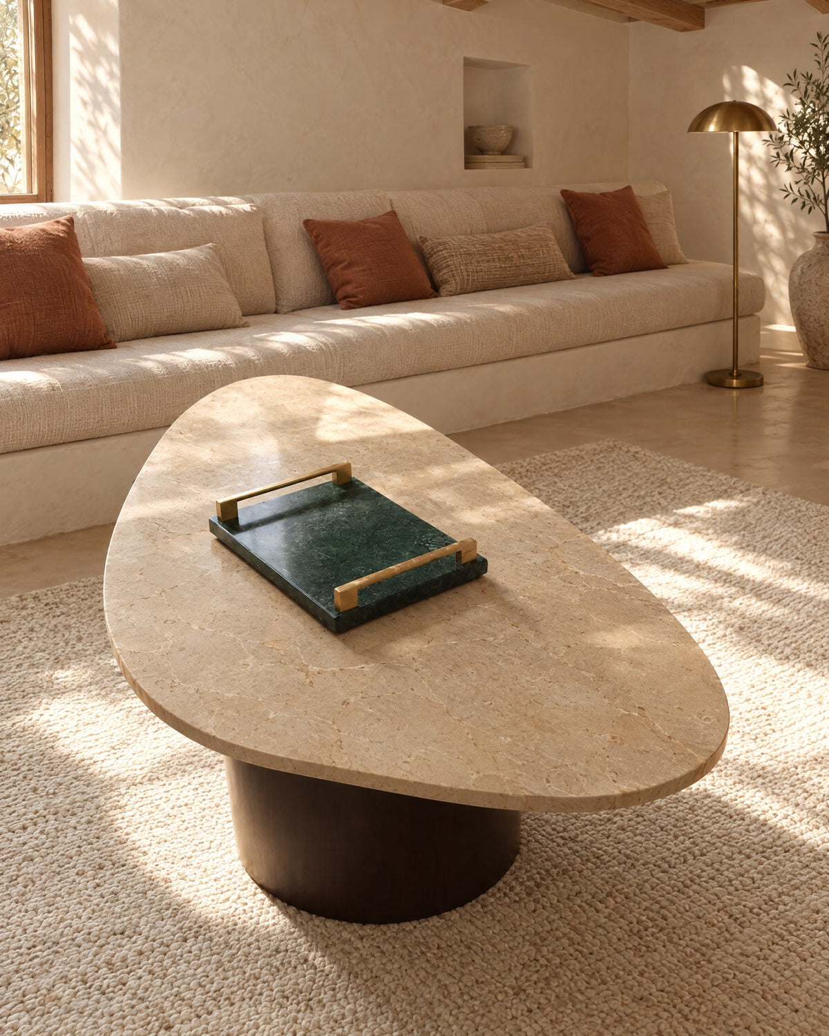 Carthage Thala Beige Royal dans un salon tunisien